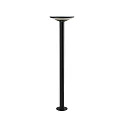 Lampe solaire à accu KEOPE GROUND avec capteur IP65, gris graphite