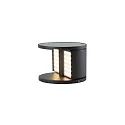 Lampe solaire à accu SWING avec capteur IP65, gris graphite