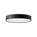 surface luminaire DISC IP20, black dimmable