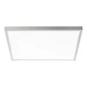 LED Surface mounting panel FLED for industry and craft, 230V, 62 x 62 x 2.8cm, UGR<22, 40W 3000K 3200lm 120°, white
