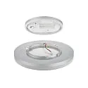 SIGOR Luminaire de plafond CIRCEL 27 IP54, argent 