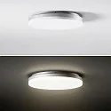 SIGOR Luminaire de plafond CIRCEL 27 IP54, argent 