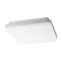 Luminaire de surface SQUARE 27 avec capteur IP54, argent 