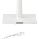 SIGOR LED luminaire de table à accu NUINDIE CHARGE, IP54, 2.5W 2700K 212lm, avec surface de charge QI , gradable, blanc
