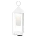 SIGOR Lampadaire à accu NUPHARE court, dimmable IP54, couvert de poudre, blanche gradable