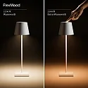 Lampe de table à accu NUINDIE rond, CCT Switch IP54