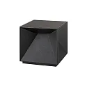 SIGOR Lampe de table à accu NUTALIS 10X10CM forme en dé, CCT Switch, avec variateur tactile, avec chargeur IP54, noir nuit gradable
