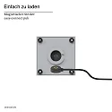 SIGOR Lampe de table à accu NUTALIS MINI 8X8CM forme en dé, CCT Switch, avec variateur tactile, avec chargeur