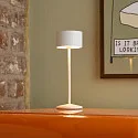 SIGOR Lampe de table à accu VELUNA haut / bas, CCT Switch, lot de 1, avec variateur tactile IP44, blanc neige gradable