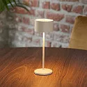 SIGOR battery table lamp VELUNA up / down, CCT Switch, set of 1, with touch dimmer IP44, dune beige dimmable