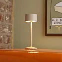 SIGOR battery table lamp VELUNA up / down, CCT Switch, set of 1, with touch dimmer IP44, dune beige dimmable