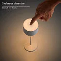 SIGOR battery table lamp VELUNA up / down, CCT Switch, set of 1, with touch dimmer IP44, sage green dimmable