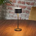 SIGOR battery table lamp VELUNA up / down, CCT Switch, set of 3, with touch dimmer IP44, night black dimmable