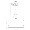 SIGOR battery table lamp FACETTA down, CCT Switch, set of 3, with touch dimmer IP44, snow white dimmable