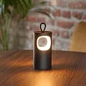 SIGOR Lampe de table à accu LUNARI avec connexion USB, CCT Switch, avec poignée, avec variateur tactile IP44, mat