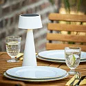 SIGOR battery table lamp SOLINO IP44, snow white dimmable