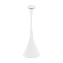 battery table lamp NUDROP CCT Switch, with touch dimmer IP54, snow white dimmable