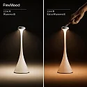 SIGOR battery table lamp NUDROP CCT Switch, with touch dimmer IP54, sunny yellow dimmable