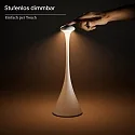 SIGOR battery table lamp NUDROP CCT Switch, with touch dimmer IP54, sunny yellow dimmable