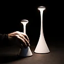 SIGOR battery table lamp NUDROP MINI CCT Switch, with touch dimmer IP54, snow white dimmable