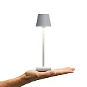 SIGOR Lampe de table à accu NUINDIE POCKET USB-C haut / bas, avec connexion USB, CCT Switch, avec variateur tactile IP54