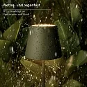 SIGOR battery table lamp NUINDIE USB-C up / down, with USB connection, CCT Switch, with touch dimmer IP54, pine green dimmable