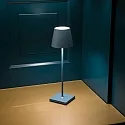 SIGOR Lampe de table à accu NUINDIE USB-C haut / bas, avec connexion USB, CCT Switch, avec variateur tactile IP54