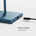 SIGOR Lampe de table à accu NUINDIE USB-C haut / bas, avec connexion USB, CCT Switch, avec variateur tactile IP54