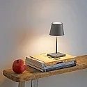 SIGOR Lampe de table à accu NUINDIE MINI USB-C haut / bas, avec connexion USB, CCT Switch, avec variateur tactile IP54