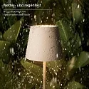 SIGOR battery table lamp NUINDIE MINI USB-C up / down, with USB connection, CCT Switch, with touch dimmer IP54, dune beige dimmable