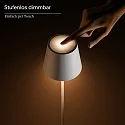 SIGOR battery floor lamp NUINDIE USB-C up / down, with USB connection, CCT Switch, with touch dimmer IP54, sunny yellow dimmable