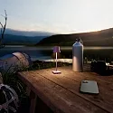 SIGOR battery table lamp NUINDIE POCKET USB-C round, CCT Switch, with touch dimmer IP54, violet purple dimmable