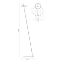 battery floor lamp MAHINA USB-C (L) CCT Switch, with touch dimmer IP20, black dimmable