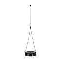 battery pendant luminaire MAHINA USB-C (L) CCT Switch, with touch dimmer IP20, black dimmable