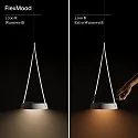 SIGOR battery pendant luminaire MAHINA USB-C (L) CCT Switch, with touch dimmer IP20, black dimmable