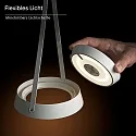 SIGOR battery pendant luminaire MAHINA USB-C (L) CCT Switch, with touch dimmer IP20, black dimmable