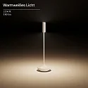 SIGOR Lampe de table à accu NUCANDLE avec variateur tactile IP54, scintillant, noir gradable