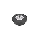 Lumière encastrée DILED 60 plat, rigide IP30, noir gradable 5W 330lm 3000K 36° 36° CRI 95