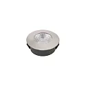Lumière encastrée DILED 60 plat, rigide, Dim-To-Warm IP30, acier gradable 5W 300lm 2100-2700K 36° 36° CRI 95