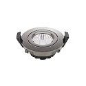 Lumière encastrée DILED 68 pivotant, Dim-To-Warm IP30, chrome, noir gradable 6W 360lm 2100-2700K 36° 36° CRI 95