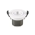 recessed luminaire DILED 68 swivelling IP20, white dimmable 10W 640lm 3000K 36° 36° CRI 95