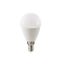 LED Light bulb ECOLUX DROP DIM, 230V, Ø 4.5cm / L 8.6cm, E14, 6W 2700K 470lm 220°,dimmable, opal