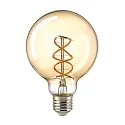 Ampoules décoratives à filament CURVED GLOBE dimmable G95 clair E27 4W 250lm 1800K 330° CRI 80 gradable