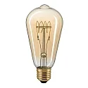 Ampoule à filament EDISON SLIM CURVED E27 5,5W 470lm 2700K 300° CRI 80 gradable