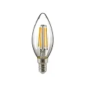 Ampoule à filament forme bougie FILAMENT C35 E14 4W 470lm 2700K 330° CRI 80 