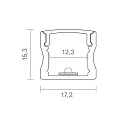 SIGOR Profil de montage SURFACE 12 aluminium