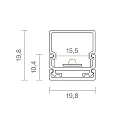 Rail de montage TRACK 15 aluminium