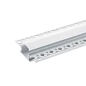 Profil d'installation RECESSED 20 avec couverture, affleurant aluminium