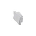 Embout SURFACE 12 fermé, affleurant blanche