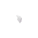 end cap SCHMAL 6 without cable hole, white